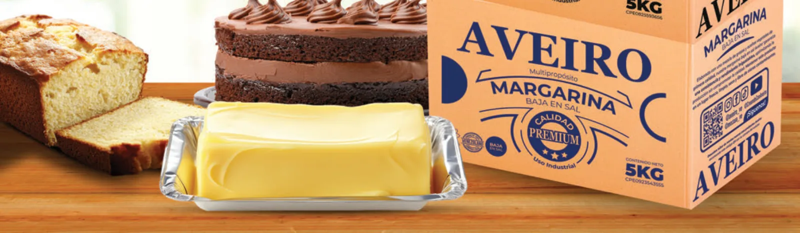Elaboraciones con Margarinas Aveiro